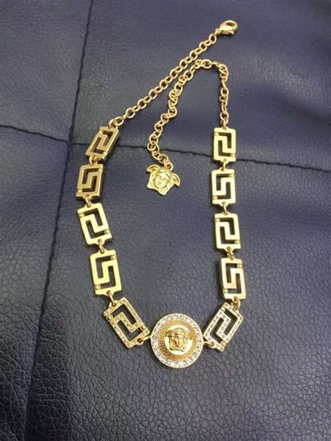 versace necklace replica|versace imitation necklace.